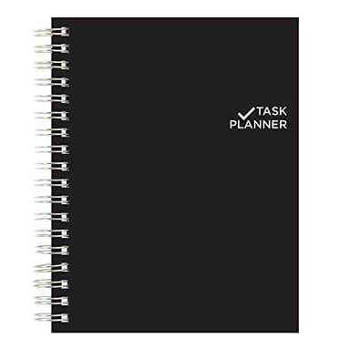 Blueline 2022, Blueline Undated Task Planner, Duvet Laminated Cover, Black, 9.25" x 7.25", 270 Pages (B310.81) - Image 2
