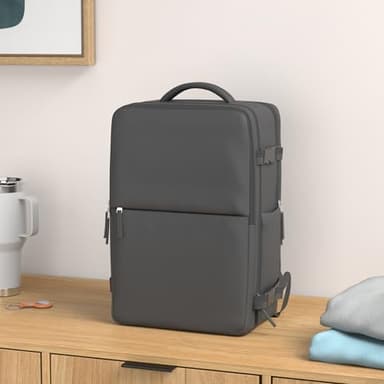 coofay Travel Backpack For Women Airline Approved Carry On Waterproof Sports Luggage Casual Daypack Small Hiking Backpack Black - Image 2