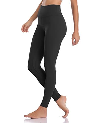 Colorfulkoala Women's Buttery Soft High Waisted Yoga Pants Full-Length Leggings (M, Black) - Image 2