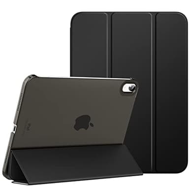 MoKo for iPad (A16) 11th Generation Case 11 Inch 2025, iPad 10th Generation Case 10.9 Inch 2022, Slim Stand Hard PC Translucent Back Shell Smart Cover, Support Touch ID, Auto Wake/Sleep, Black - Image 1