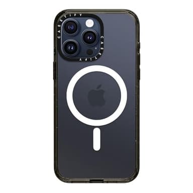 CASETiFY Impact iPhone 15 Pro Max Case [4X Military Grade Drop Tested / 8.2ft Drop Protection/Compatible with Magsafe] - Clear Black - Image 2