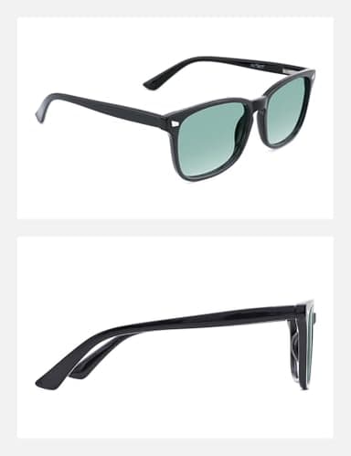 TIJN Blue Light Blocking Glasses for Women Men Clear Frame Square Nerd Eyeglasses Anti Blue Ray Computer Screen Glasses - Image 2