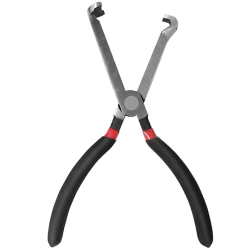 Guweta 37960 Electrical Disconnect Pliers, 8in Automotive Electrical Connector Disconnect Pliers Long Spark Plug Disassembly Pliers Tools for Push Tab Style Plugs - Image 1