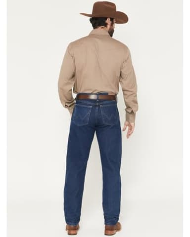 Wrangler mens Relaxed Fit Jeans, Vintage Indigo, 40W x 30L US - Image 3