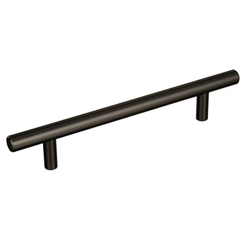 Amerock | Cabinet Pull | Black Bronze | 5-1/16 inch (128 mm) Center to Center | Bar Pulls | 10 Pack | Drawer Pull | Drawer Handle | Cabinet Hardware - Image 1