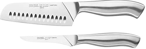 Chicago Cutlery Insignia Steel 2-Piece Knife Set With Guided Grip, Stainless Steel Blades and Handles For Home Kitchen and Professional Use - Image 1
