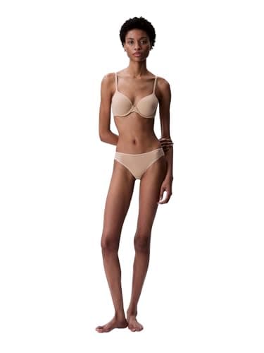 Calvin Klein Perfectly Fit Lightly Lined T-Shirt Bra with Memory Touch, Bare, 32B - Image 3