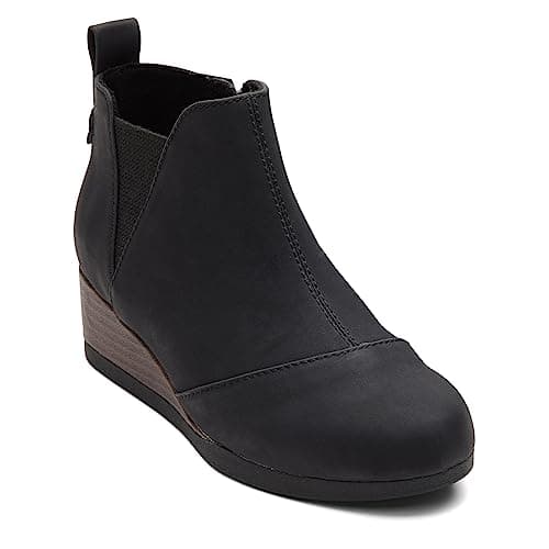 TOMS Girl's Kelsey (Little Kid/Big Kid) Black 12 Little Kid M - Image 1