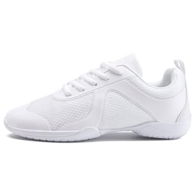 White Cheer Shoes for Girls Womens Cheerleading Shoes Girl Youth Breathable Lightweight Comfortable Kids Cheer Sneakers Size - Image 2