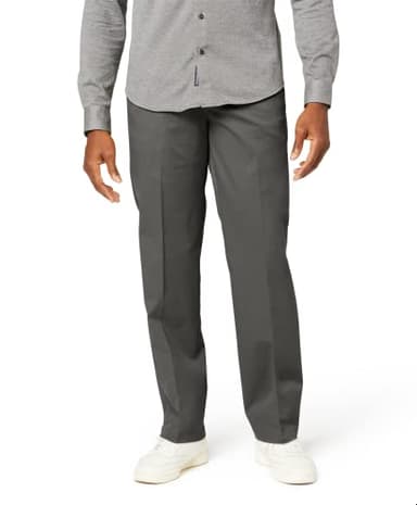 Dockers Men's Classic Fit Workday Khaki Smart 360 Flex Pants (Regular and Big & Tall), Storm Grey, 44W x 32L - Image 1