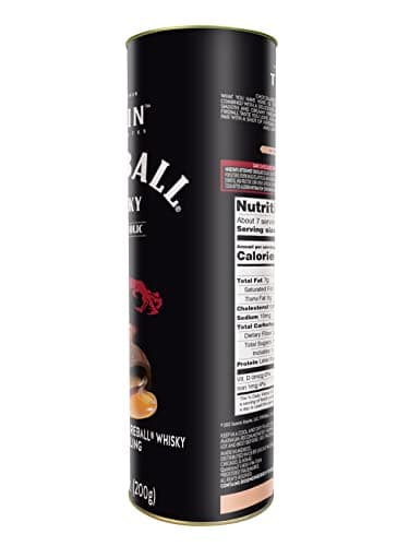 Turin Fireball Dark Chocolate Truffles, Dark Chocolates With Liquor Fireball Whisky Flavored Filling Non-Alcoholic, 7oz Tube Great forr Gifts and Treats, Black - Image 8