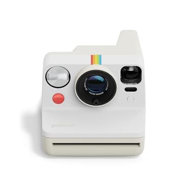 Polaroid Now 3rd Generation I-Type Instant Camera + Film Bundle - Now Pebble White Camera + 16 Color Photos (6561) - Image 2