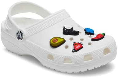 Crocs Jibbitz Food - Stylish Shoe Charms - Synthetic Material - Jibbitz Packs Shoe Charms - One-of-a-kinds Food Number One Chef 5-Pack One Size One Size - Image 3