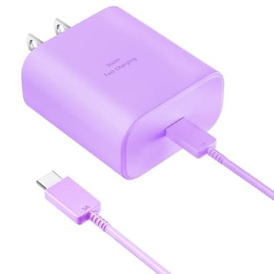45W Super Fast Charger USB Type C Charger Cord 6.6FT with Android Phone Charger Fast Charging Block for Samsung Galaxy S25/S25 Ultra/S25+/S24 Ultra/S24/S24+/S23 Ultra/S23/S22/S20/S21/Note 20/Note 10 - Image 1