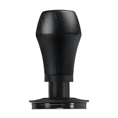 Normcore 53.3mm Espresso Coffee Tamper V4 - Spring Loaded Tamper With Titanium PVD Coating Ripple Base -15lb / 25lb / 30lbs Replacement Springs, Genuine Black Oak Wood Handle - Image 4