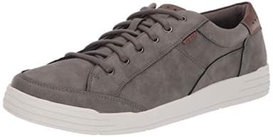 Nunn Bush Men's KORE City Walk Oxford Athletic Style Sneaker Lace Up Shoe, Charcoal, 13 Medium - Image 1