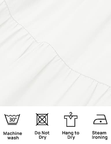 ZESICA Women's 2025 Summer Square Neck Short Puff Sleeve Solid Color High Waist Casual Smocked Flowy A Line Tiered Midi Dress,White,XX-Large - Image 6