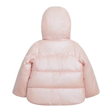 Carter's Baby Girls' Winter Coat Puffer Jacket with Sherpa Lined Hood, Iridescent Pink, 12 Months - Image 3