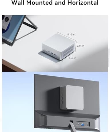 Mini PC, 12th Gen i9-12900HK(14C/20T), 32GB DDR4 RAM 1TB SSD Desktop Mini Computers, 4K Triple Display Small Computer HDMI+DP+USB-C - Image 2