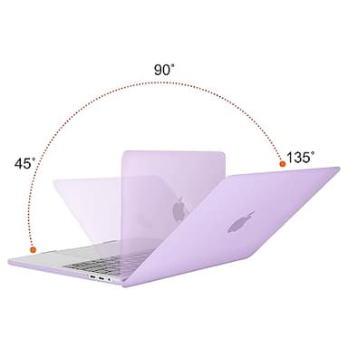 MOSISO Compatible with MacBook Pro 13 inch Case M2 2025, 2024, 2023, 2022-2016 A2338 M1 A2251 A2289 A2159 A1989 A1708 A1706 with/Without Touch Bar, Plastic Hard Shell Case Cover, Light Purple - Image 4