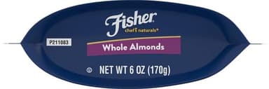 Fisher Chef’s Naturals Whole Almonds, 6 oz Resealable Bag, Unsalted Raw Nuts for Baking & Cooking, Healthy Snacks for Adults, Vegan Protein, Keto Snack, Gluten Free - Image 11