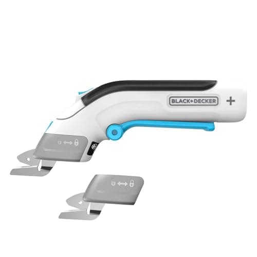 BLACK+DECKER 4V MAX Cordless Electric Fabric Craft Scissors, USB Rechargeable (BCSC115FF) - Image 1
