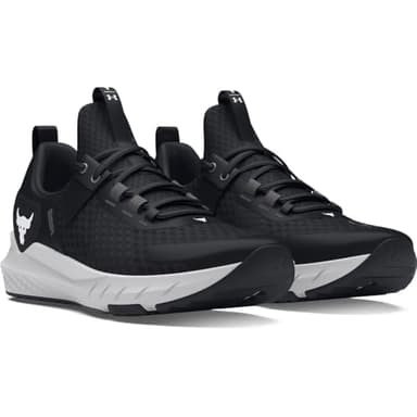 Under Armour Men's Project Rock Blood Sweat Respect 4, (001) Black/Castlerock/White, 10.5, US - Image 2