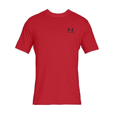 Under Armour Men's UA Sportstyle Left Chest Short Sleeve Shirt XL Red - Image 3