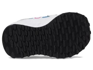 New Balance Baby Fresh Foam 650 V1 Bungee Lace with Top Strap Running Shoe, White/Real Pink/Heron Blue, 4 Wide US Unisex Infant - Image 3