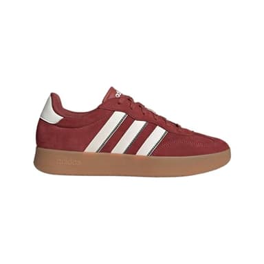 adidas Men's Barreda Sneaker, Preloved Ruby/Off White/Collegiate Green, 11 - Image 5