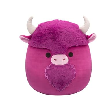 Squishmallows Original 12-Inch Dave Plum Bison - Official Jazwares Plush (Medium-Sized) - Image 1