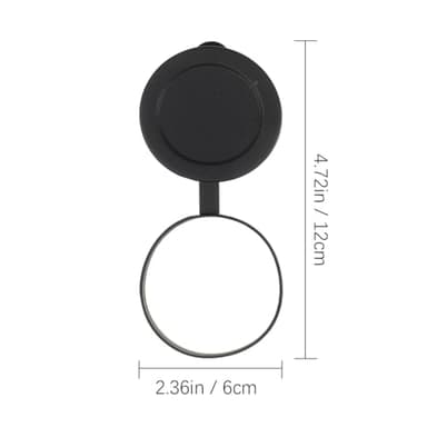 Homoyoyo 6Pcs Optics Binocular Caps Rubber Objective Binocular Lens Covers Rubber Eyepiece Cover Replacement Objective Lens Caps Set Black for Monoculars and Telescopes - Accessories 4.72X2.36X0.39In - Image 6