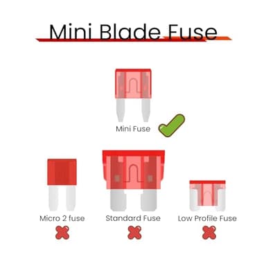 (25Pcs) 10 Amp Mini Car Fuses, 10A Automotive Fuses, Blade Fuse for Car/RV/Truck/SUV/Motorcycle/Boat - Image 4