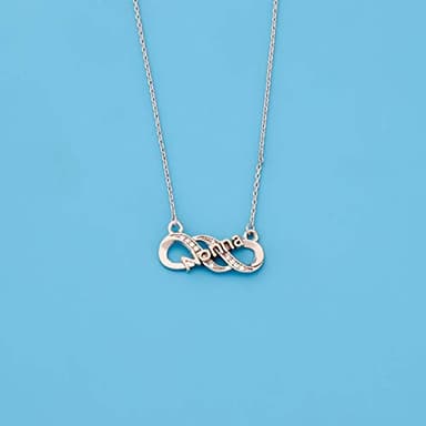 LQRI Grandma Necklace Grandma Gift Granny/Mimi/Nana/Nonna Infinity Love Charm Necklace Grandmother Nana Gift From Granddaughter Grandson (N-Nonna) - Image 2