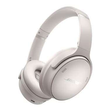 Bose QuietComfort Bluetooth Headphones, Wireless Headphones with Active Over Ear Noise Cancelling and Mic, Deep Bass, Up to 24 Hours of Playtime, White Smoke - Image 1