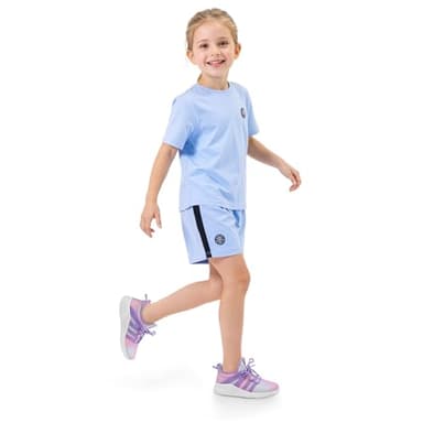 RUNSIDE Girls Tennis Shoes Lightweight Sports Kids Sneakers Lace-up for Running/Walking, Toddler/Little Kid/Big Kid Gradient Purple - Image 6