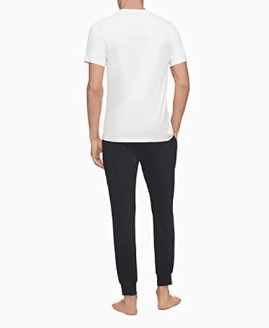 Calvin Klein Mens 100% Cotton T-Shirt Packs 5 White - Short Sleeve Crewneck L - Image 4