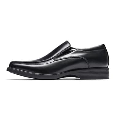 Bruno Marc Men's Square Toe Dress Loafers Shoes,Size 9.5,5-Black,CAMBRIDGE-05 - Image 2