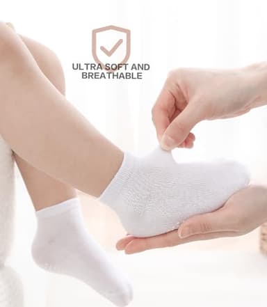 JAKIDAR 12 Pair Baby Toddler Socks Non-Slip Grip Cotton Ankle Socks for Boys Girls Non Skid Soles for Infants Kids, Assorted Girl, 12-24 Months - Image 2