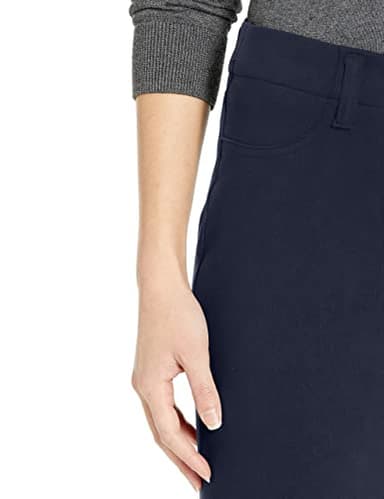 Amazon Essentials Women's Pull-On Stretchy Knit Jegging (Available in Plus Size), Navy, Large Long - Image 4