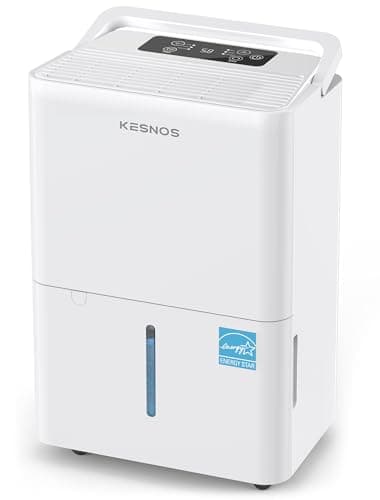 Kesnos 30 Pints Energy Star Dehumidifier for Spaces Up to 2,500 Sq. Ft, Quiet Dehumidifier for Home, Bedroom, Bathroom, Basement with Drain Hose, Featuring Mutile Mode, Auto Defrost, Timer Function - Image 1
