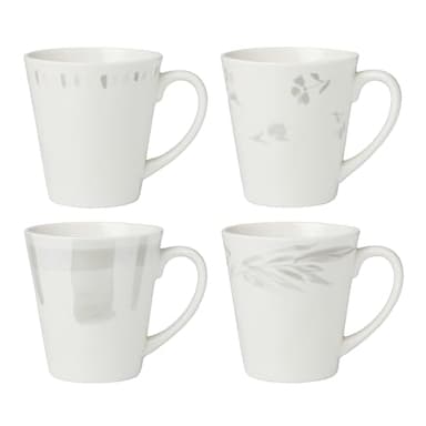 Lenox Oyster Bay 4Pc Mugs, 2.75, White - Image 1