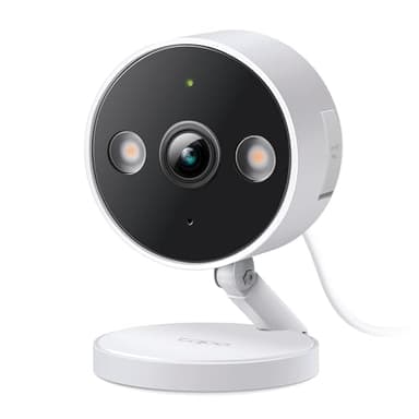 Tapo by TP-Link 2K QHD Security Camera Indoor/Outdoor, 2024 PCMag Editor's Choice, Color Night Vision, Free Person/Pet/Vehicle Detection, Baby Monitor, Local/Cloud Storage, IP66, Dual-Spotlight(C120) - Image 1