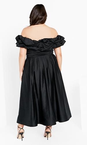 City Chic Women's Plus Size Mayah Dress, Black, 16 - Image 4