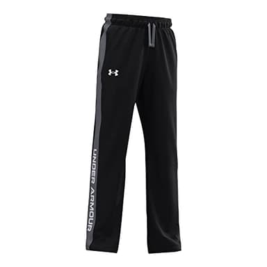 Under Armour Boys Brawler 2.0 Pants , Black (001)/White , Medium - Image 2