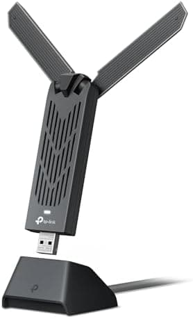 TP-Link BE6200 Tri-Band Wi-Fi 7 Wireless USB 3.0 Adapter Archer TBE401UH | WiFi Adapter for Desktop PC | Supports Windows 11,10 | 2 x High Gain Antennas | 6GHz, 4K-QAM, 160MHz, WPA3 | Secure by Design - Image 7
