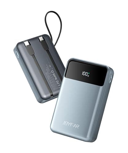 JOYFAR Portable-Charger-Power-Bank Travel Essentials Battery Pack USB C 30000mAh Built in Cable 22.5W Phone Fast Charging Powerbank Compatible with iPhone 16 15 14 13 12 11 iPad Samsung Google Xiaomi - Image 1