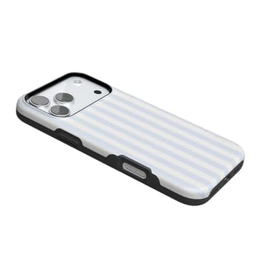 Casely iPhone 17 Pro Case | Blue Stripes | Sunday Best | Compatible with MagSafe | Bold Protective Design - Image 3