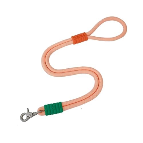 Maogoublue 2.29FT Dog Leash for Small Medium Large Dogs with 360° Rotating Alloy Buckle, Innovative Design, Adjustable Comfortable Handle and Sturdy Polyester Material (Pink) - Image 1