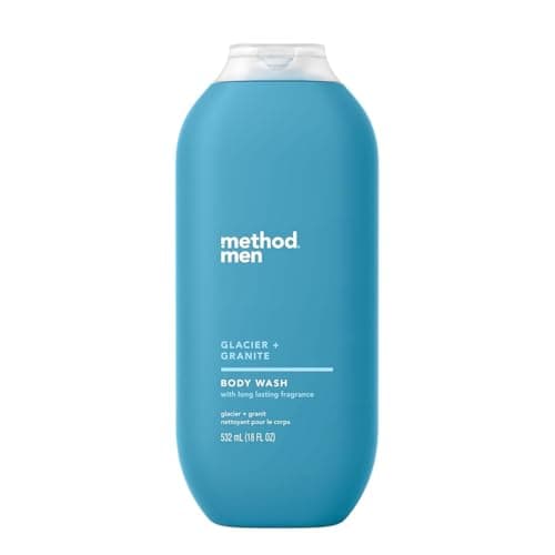 Method Men Body Wash, Glacier + Granite, Paraben and Phthalate Free, 18 fl oz (Pack of 1) - Image 1